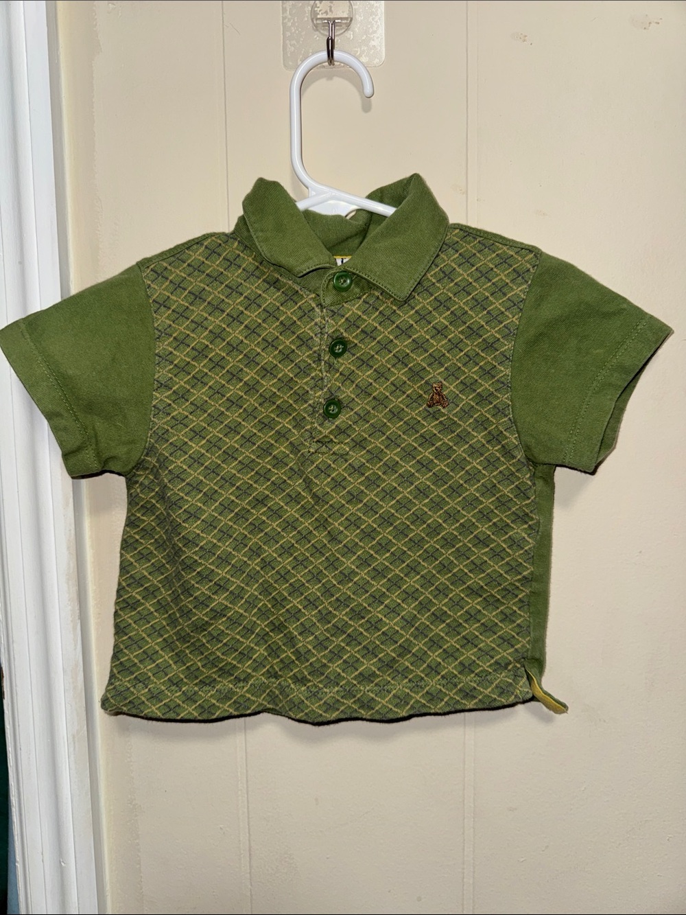 Vintage Baby Gap Green Polo Shirt